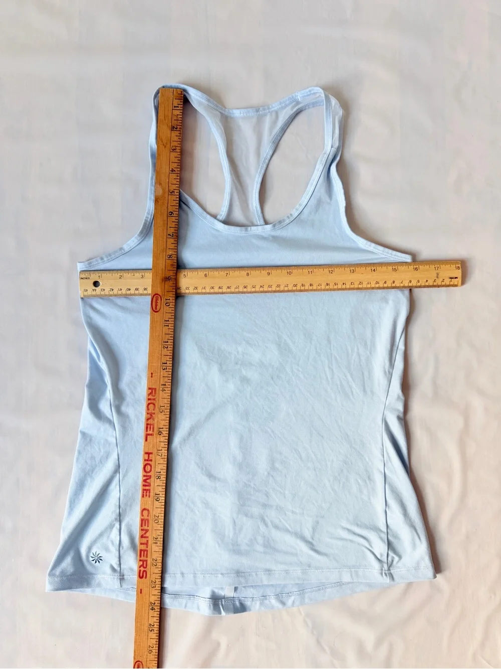 Athleta Racerback Tank Tops Mesh Back Light Blue Blush Pink Size XS Lot of 2